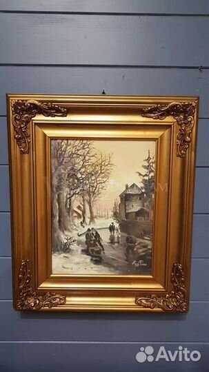 Картина винтажная. Антиквариат из Италии