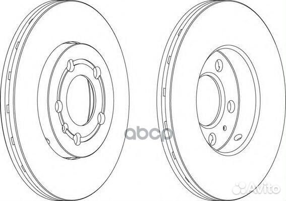 Диск тормозной audi A2/A3/VW golf IV/V/skoda FA