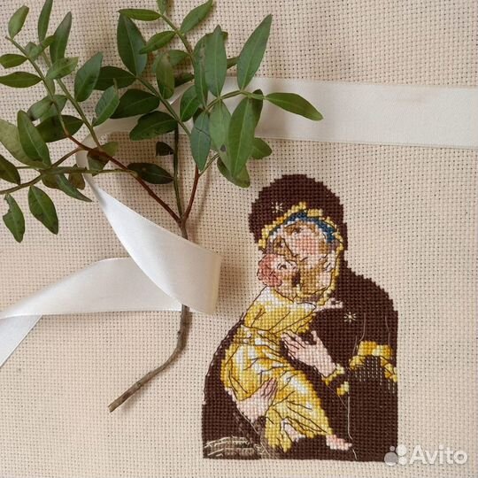 Вышивка икона