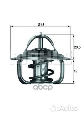 TX 1 87D термостат Daewoo Lanos/Nexia/Nubira/E