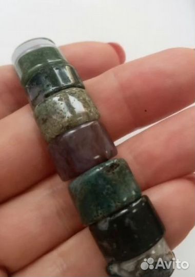 Браслет агат индийский