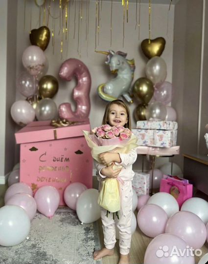 Коробка для воздушных шаров и подарков