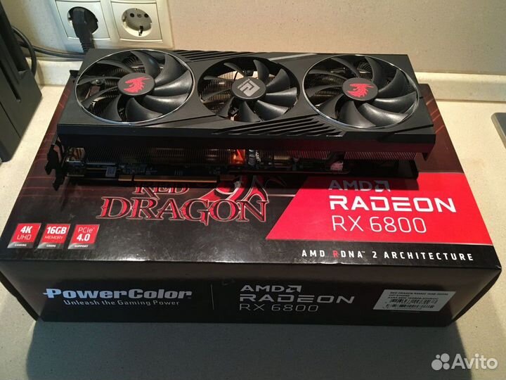 Видеокарта PowerColor AMD Radeon RX 6800 16gb