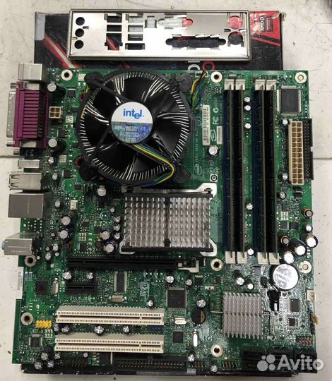 Комплект intel 4 ядра/ 4гига