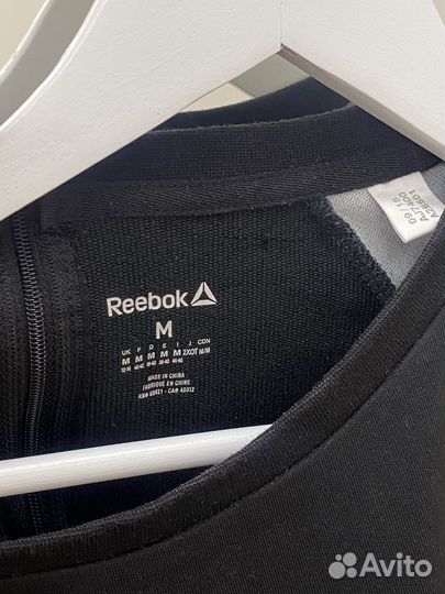 Лонгслив reebok женский