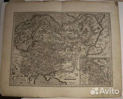 Меркатор. Антикварная карта России, 1619 год