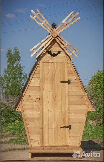 Дачный туалет с установкой HME563