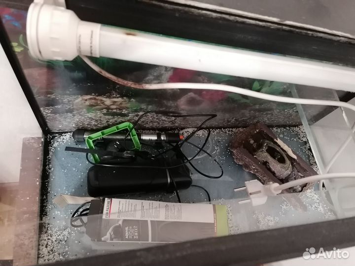 Аквариум 150л. с тумбочкой