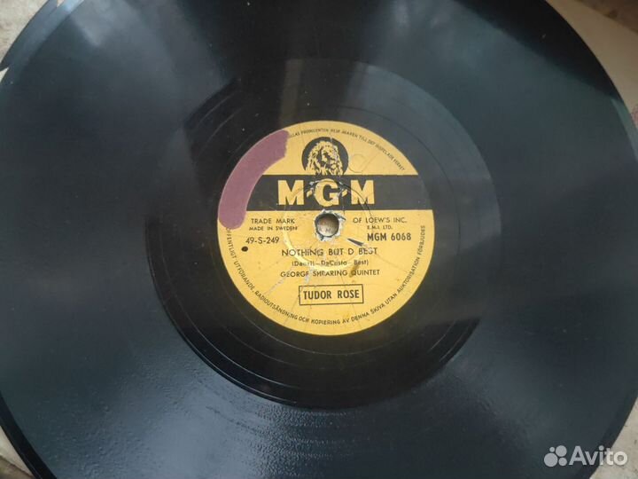 Пластинки патефонные зарубежные