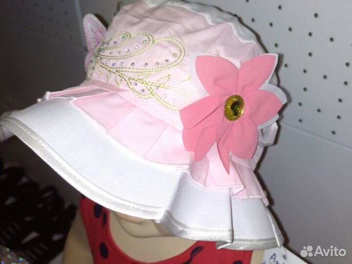Панамка летняя для девочек 3-4 года, новая