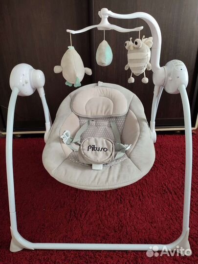 Детские электронные качели бу