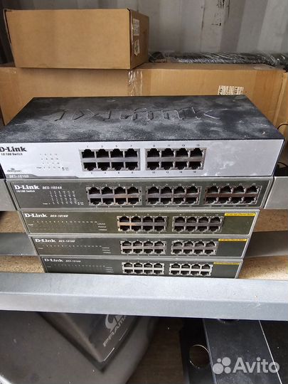 Коммутатор D link des 1016