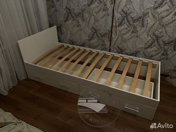 Кровать 90х200 с ящиками