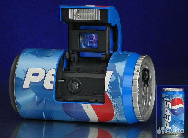 Плёночный фотоаппарат банка Пепси