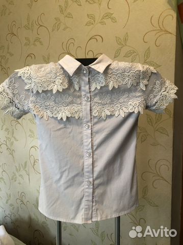 Школьная блузка 128