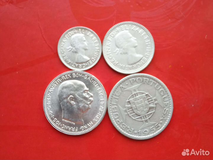 Иностранные серебряные монеты