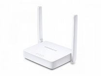 Wi-Fi роутер mercusys MW300D, N300, adsl2+, белый