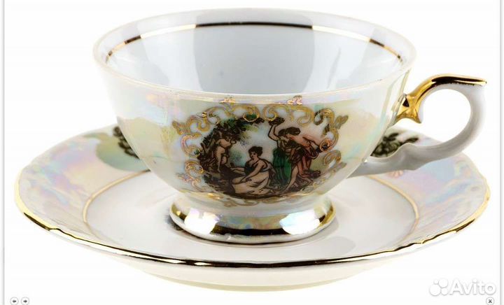 Кофейный сервиз Мадонна Кахла фарфор гдр