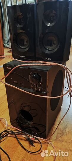 Колонки для компьютера с сабвуфером Sven ms2100