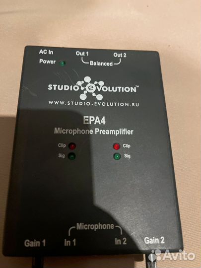 Микрофонный предусилитель Studio evolution EPA4