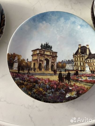 Тарелка настенная фарфор Limoges, France