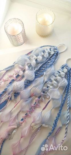 Афрорезинка (детская) афрохвост на резинке