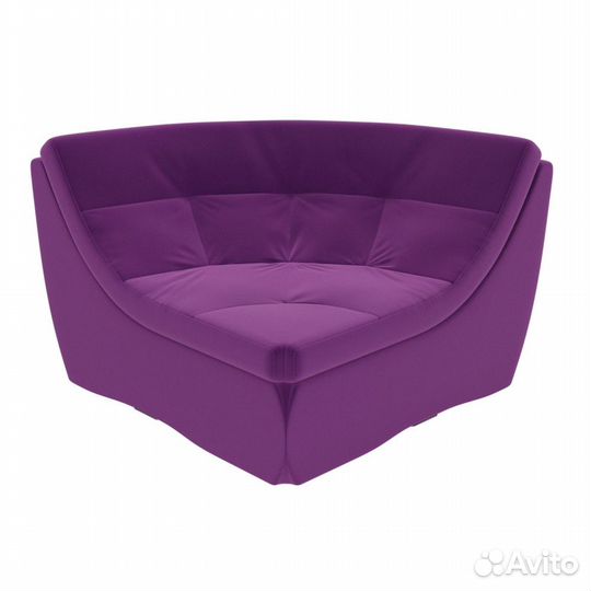 Угловой модуль Холидей Велюр зеленый