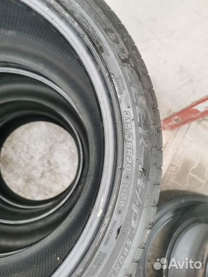 Bridgestone Dueler H/P Sport 275/40 R20 и 315/35 R20 110W