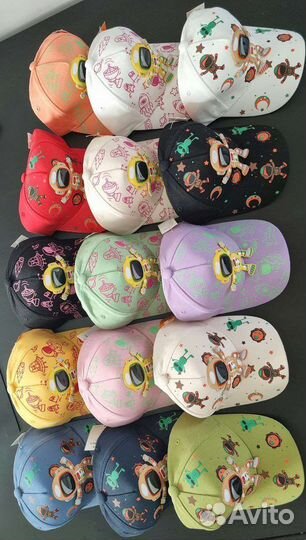 Кепка бейсболка детская светящаяся мигающая