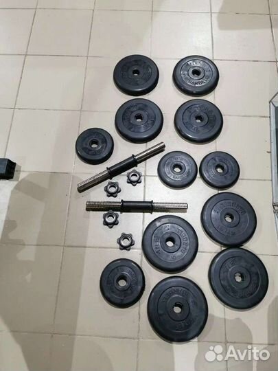 Гантели, диски, штанги