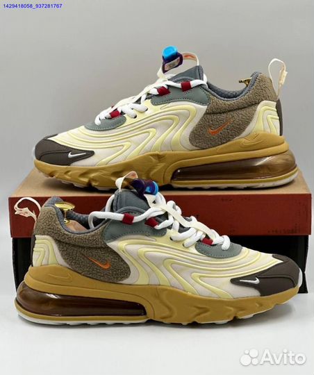 Кроссовки Nike Air Max 270 React Travis Scott (Арт.49898)