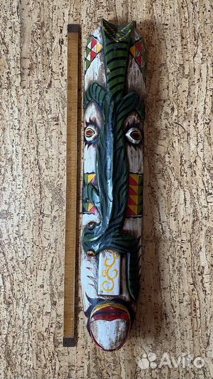 Африканский тотем, дерево, маска