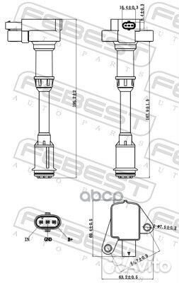 Катушка зажигания ford focus CB8 2011-2015 EU