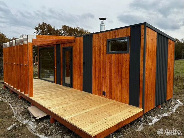 Баня в стиле Лофт 7х4,5 BA-6724