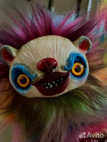 Игрушка ручной работы в смешанной технике