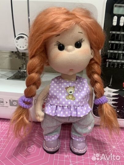 Кукла текстильная игровая ручной работы