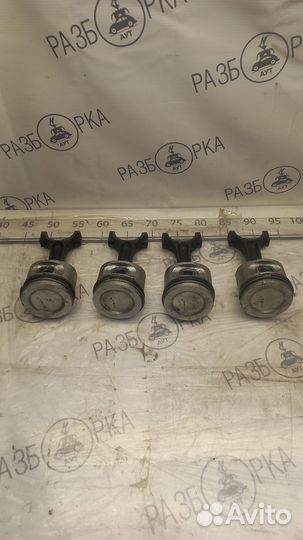 Поршень с Шатунами Ваз 2106 B2 1й Ремонтный