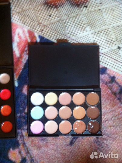 MAK палитры консилеров перламутровая пудра bronze