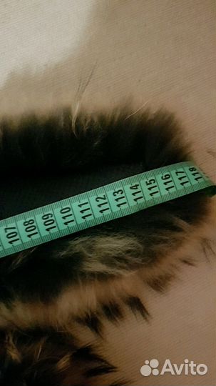 Воротник из енота