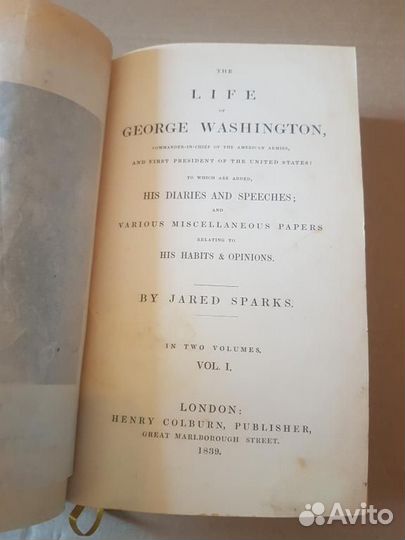 The life of George Washington Жизнь Джорджа Вашинг