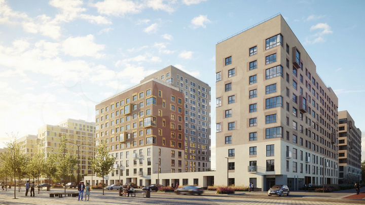 2-к. квартира, 46,9 м², 17/18 эт.