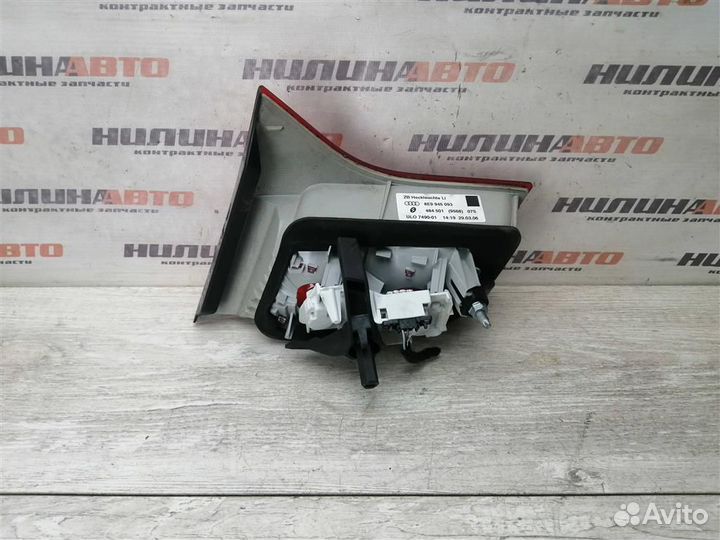 Фонарь левый в крышку багажника Ауди А4 Б7