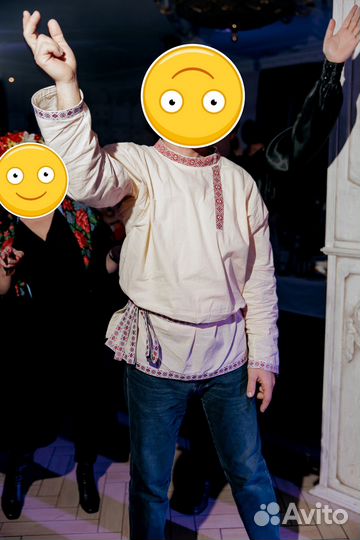 Рубашка карнавальная русская