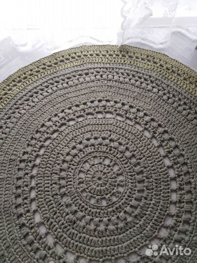 Ковёр из хлопковой пряжи ручной работы