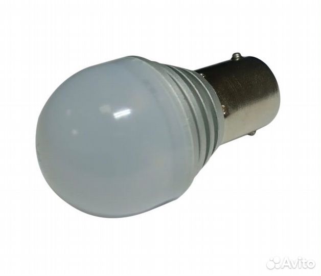 Лампа-светодиод 12V P21W AVS белый 12SMD A40571