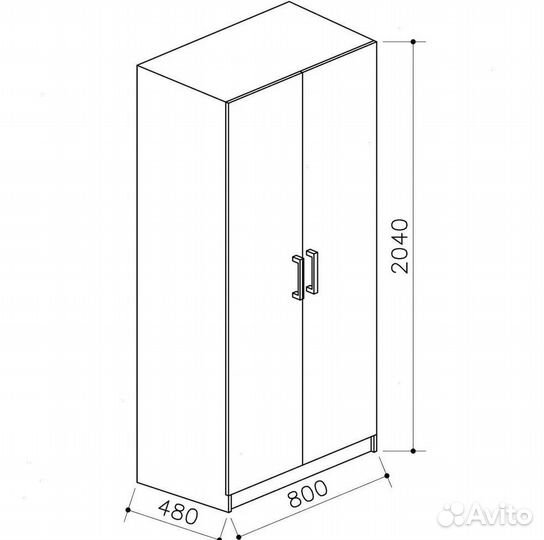 Шкаф Рик платяной 800 от производителя
