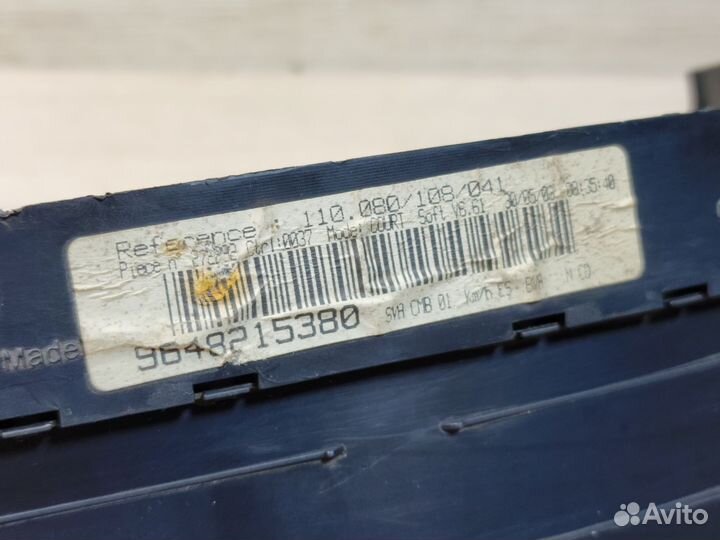 Панель приборов Peugeot 406 АКПП рестайлинг