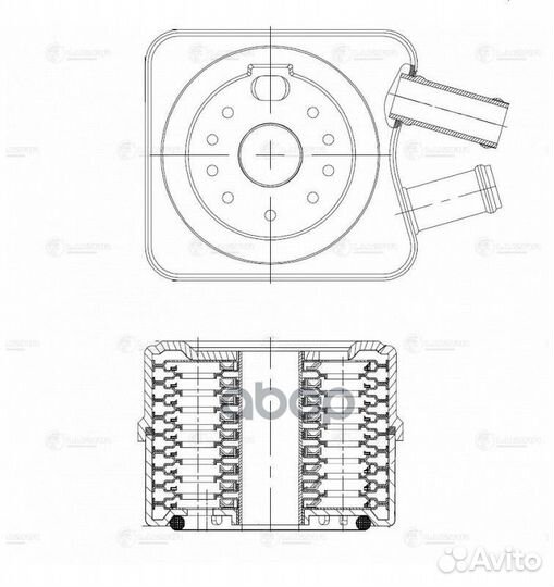 Радиатор масл. для а/м VW Passat B5 (97) 1.8/2