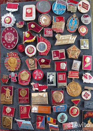 Знаки и значки СССР, Октябрь, Ленин