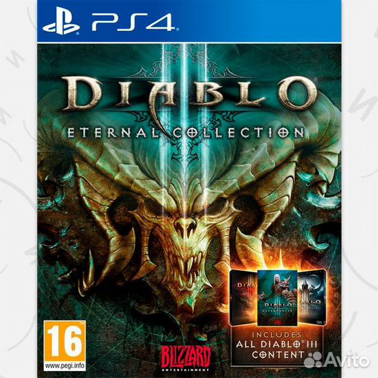 Diablo III Eternal Collection PS4, английская верс